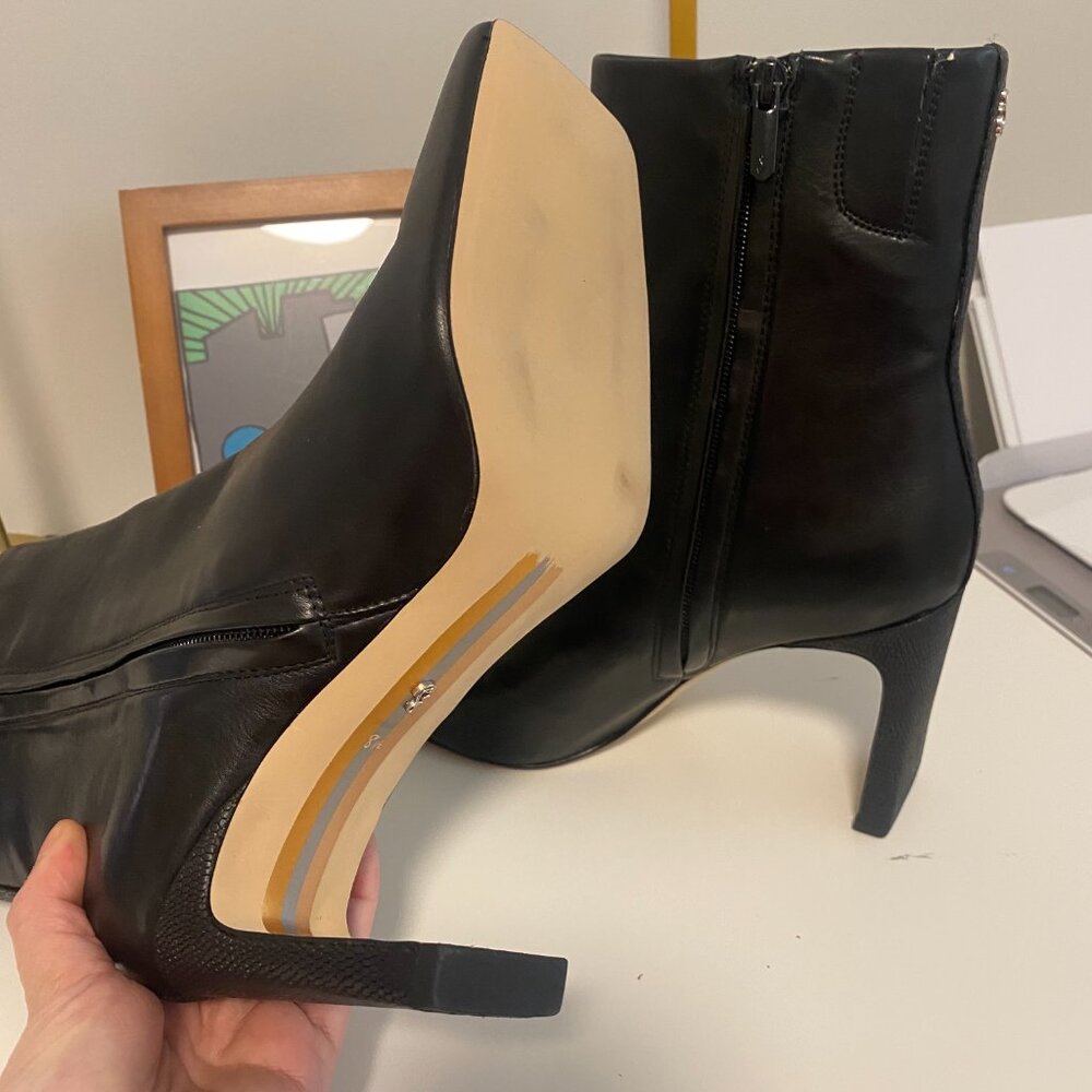 Sam Edelman Black Ankle Boots Sz 8.5 - Picture 8 of 8